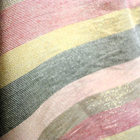 Torrid Multicolor Chevron Lurex A-line Midi Skirt - Picture 7 of 8